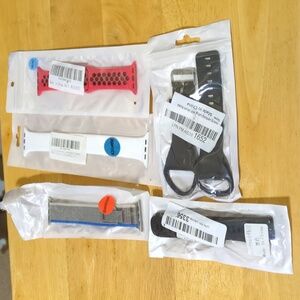 Lot of 5 watch bands